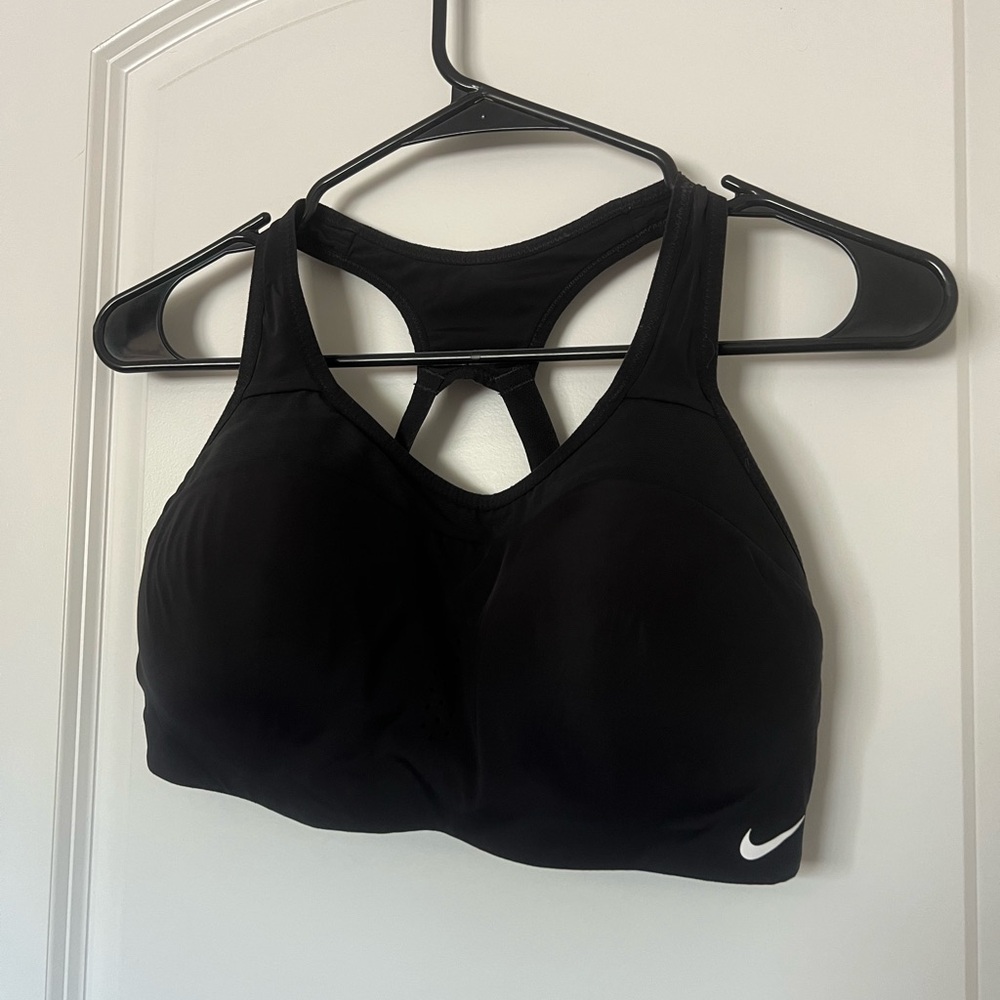Nike Black Racerback Support Sports Bra